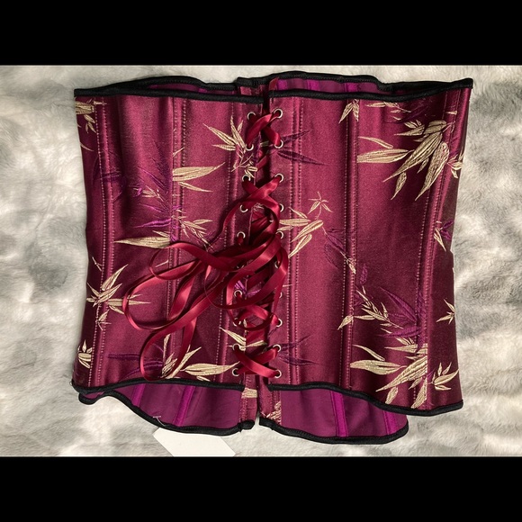 NWT Daisy Corset USA, XL burgundy corset - Picture 3 of 3